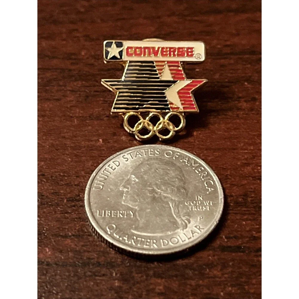 1984 Los Angeles‎ Olympics Team USA Converse Lapel Hat Pin